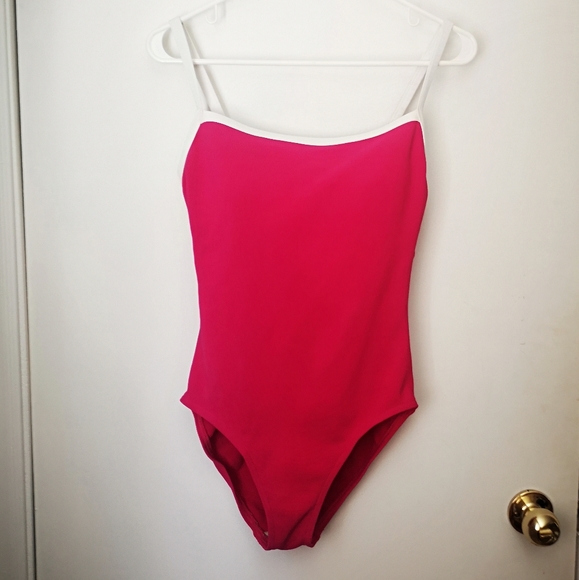 Pink One Piece Bathing Suit - Picture 1 of 3